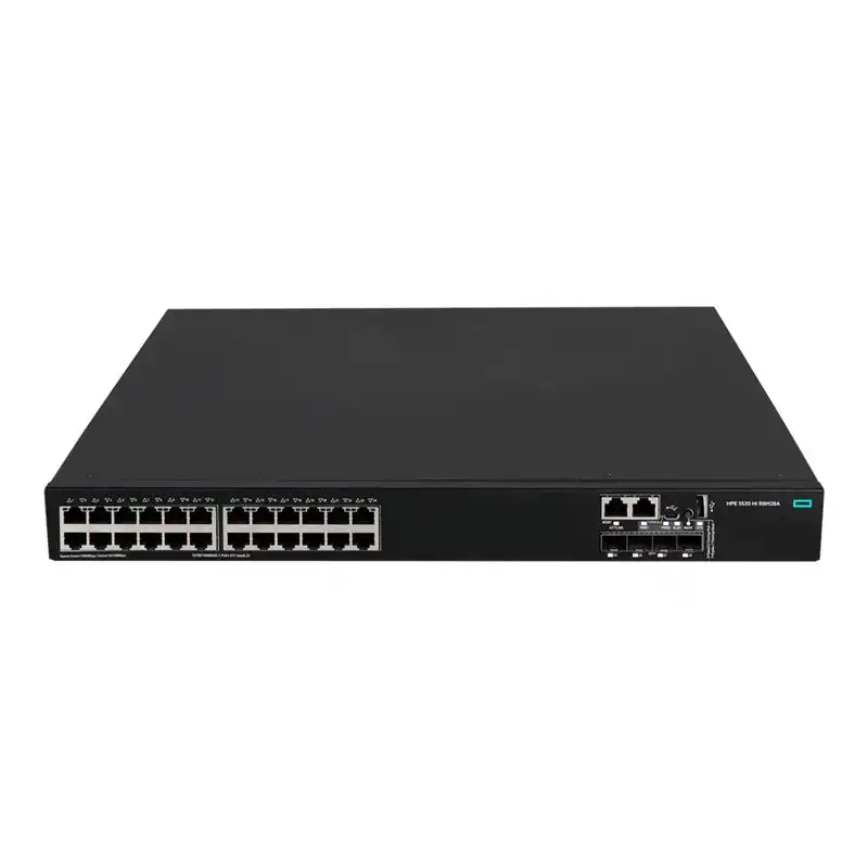 HPE FlexNetwork 5520 24G PoE+ 4SFP+ HI 1-slot Switch - Commutateur - C3 - Géré - 24 x 10 - 100 - 1000 (PoE+)... (R8M28A)_1